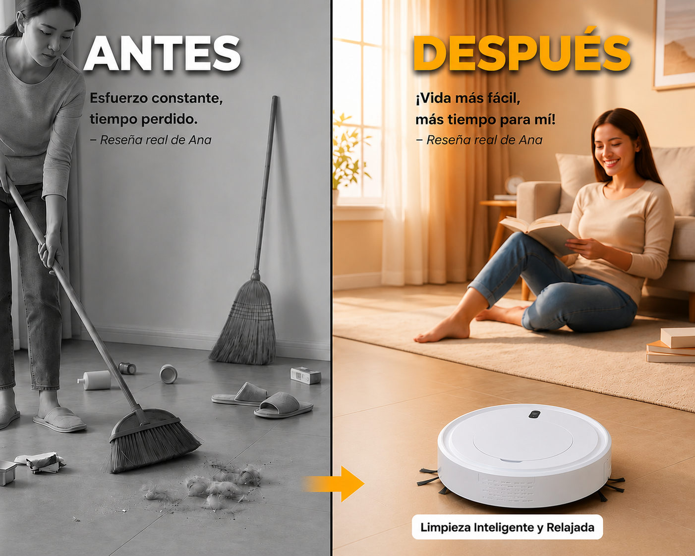 "¡RoboClean Pro 3 en 1 — El Favorito de Miles de Hogares — Compra 1 Lleva 2 GRATIS!"