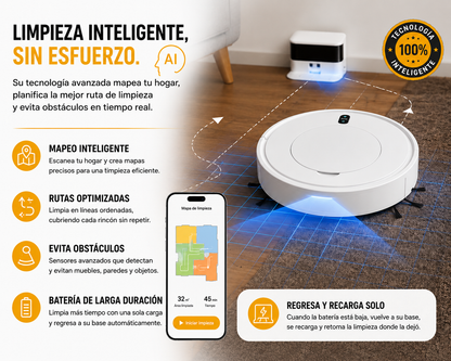 "¡RoboClean Pro 3 en 1 — El Favorito de Miles de Hogares — Compra 1 Lleva 2 GRATIS!"